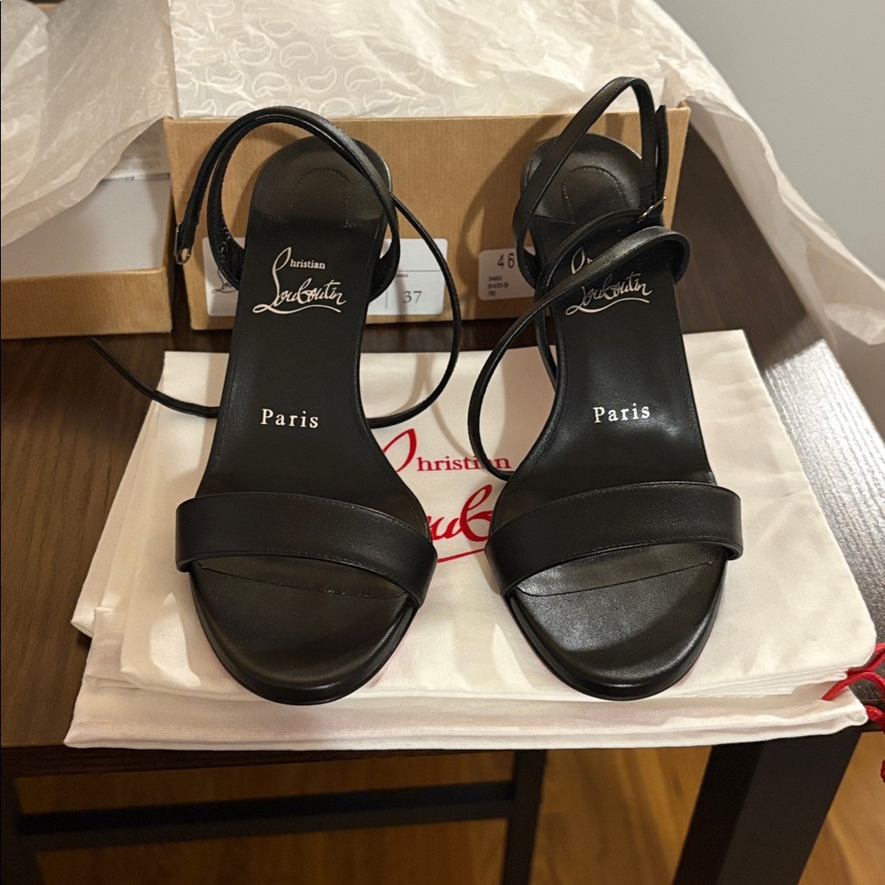 Loubigirl Ankle-Strap Red Sole Sandals - Picture 5 of 7